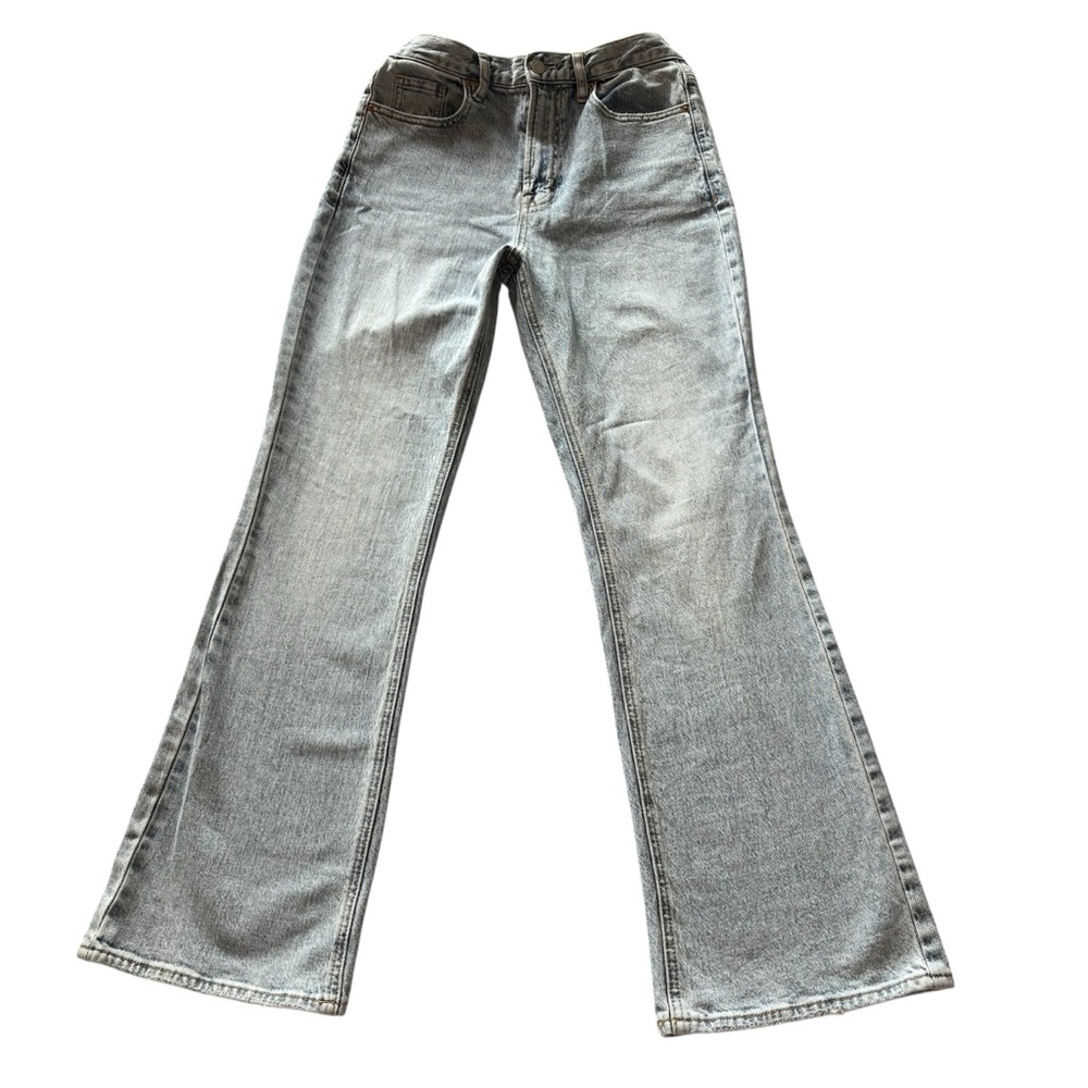 PACSUN WOMEN HIGH RISE BOOT CUT LIGHT WASH SZ 27 BLUE FLARED JEANS 5 POCKETS
